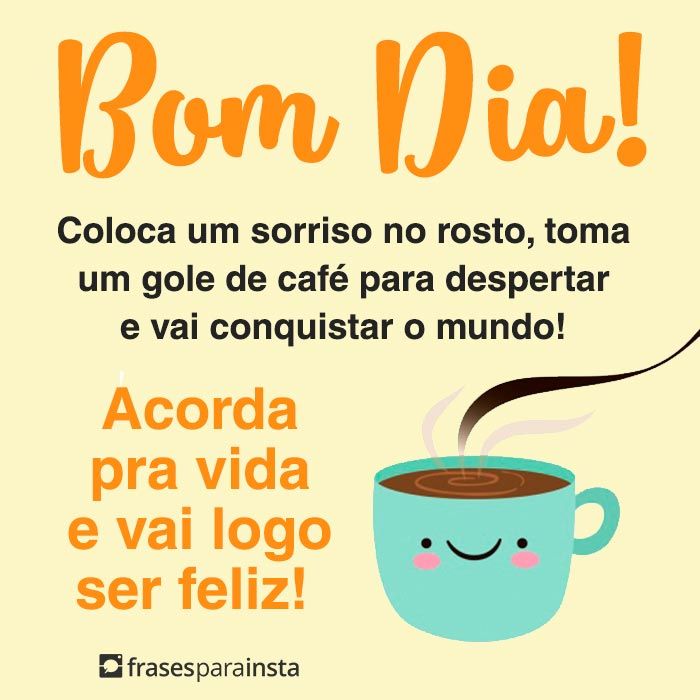 Bom Dia Com Café Frases Para Instagram